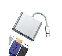 Adaptador USB C USB HDMI Jack para Apple iPhone15 Macbook Pro M1 Air para iPad PC Multipla Accesorios Carga Fuente Docking Station Multitoma Cable Hub Memoria Extensión Alimentado Divisor