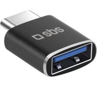 Adaptador USB-C - USB SBS Negro