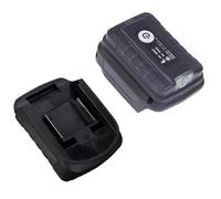 Adaptador USB con luz LED para batería de iones de litio de 18 V, convertidor de salida USB dual para herramientas eléctricas, compatible con MAKITA, carga de 5 V 2 A, protección integrada, color