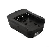 Adaptador USB con luz LED para Bosch 18V | para batería para BAT618 para BAT622 BAT609 | Convertidor de salida USB dual accesorio de herramienta eléctrica, negro
