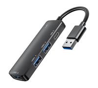 Adaptador USB con suministro de energía para dispositivos eficientes, estación de acoplamiento de transferencia de datos