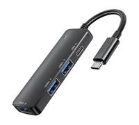 Adaptador USB con suministro de energía para dispositivos eficientes, estación de acoplamiento de transferencia de datos, concentrador de carga rápida