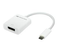 Adaptador USB, conector USB-C > toma DisplayPort blanco