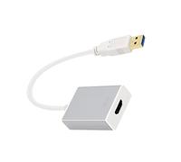 Adaptador USB Convertidor de Video para Pc Laptop y Soporta Multi Pantalla hasta Plata
