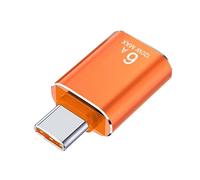 Adaptador USB: convertidor tipo C, diseño compacto de aleación de aluminio, tamaño pequeño portátil con puerto hembra USB 3.1 | Conecte elmouse, elteclado, elcontrolador deljuego, exporte foto