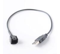 Adaptador USB de apertura del lado derecho para Ford para Nissan para automóviles JAC Se adapta a interfaces USB estándar de radio de montaje en tablero de 20 mm