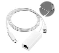Adaptador USB Ethernet 1gbps USB-C a Rj45, adaptador de cubo con cable USB 2.0 para alimentación adaptador de red LAN estable, Plug & Play, alta compatibilidad