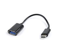 Adaptador USB Gembird A-OTG-CMAF2-01 USB-C a USB-A 0,2 m Negro