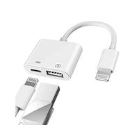 Adaptador USB Hembra a Lightning Macho Certificado para Apple Cable OTG Cargador para iPhone 11 12 Mini MAX Pro X SE 8 Plus para iPad Air cámara Memoria USB Unidad Flash convertidor Divisor de Carga