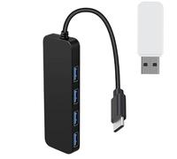 Adaptador USB - Hub de Puertos portátiles, expansor de Transferencia de Datos | Dispositivo portátil de conexión de Alta Velocidad, diseño Compacto Universal para computadoras de Escritorio MacB