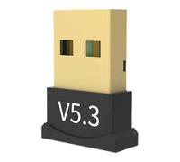 Adaptador USB Inalámbrico para PC, 5.3 Receptor Inalámbrico para PC, Receptor De Transmisor USB Inalámbrico para Accesorios De Computadora, Dongle Inalámbrico para Computadoras Portátiles, Teléfonos,