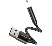 Adaptador USB Jack Audio Externo Cable Aux Auriculares de 3.5 mm para PC PS5 Auriculares Convertidor 3.5 mm Micrófono Coche de para iPhone Laptop compatible con Samsung NSBZHJ-3.5