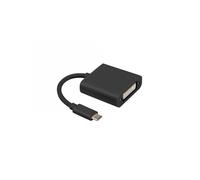 ADAPTADOR USB LANBERG USB-C M 3.1 A DVI-I H (24+5) DUAL LINK 15CM NEGRO