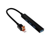 Adaptador USB ligero, accesorio de estación de carga USB con tipo C y USB 3.0 para una fácil conexión, compartido con C