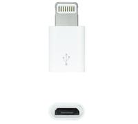 Adaptador USB NanoCable Tipo Lightning/M-M-Micro B/F Blanco