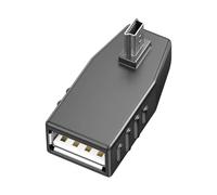 Adaptador USB para coche - Adaptador de coche para cargador automático Powerful para automóviles | Derecho Ángulo Car Charger Converter Auto Dongle | USB Extension Cable Adapter Short for Media