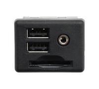 Adaptador USB para coche Compatible Con Chevrolet Para Suburban Para Tahoe 2015 Para Corvette 2014 2015 2016 2017 2018 Puerto USB Dual Interfaz De Tarjeta SD Conector Auxiliar