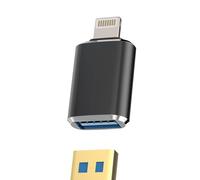 Adaptador USB para iPhone 14 Pro Lightning OTG 3.0 Cámara Cable hembra Digital Cámara PC Conector Teclado Conector para Apple MFI Certified Transferencia de Datos Adaptador de Memoria Conexiones para