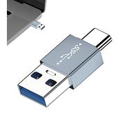 Adaptador USB tipo C - Cable adaptador tipo C Plug And-Play - Convertidor portátil de 10 Gbps para llave, consolas de juegos, ordenadores portátiles, teléfonos móviles y uso doméstico