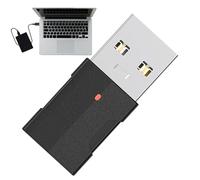 Adaptador USB tipo C-Plug de sincronización de datos, puerto de alta velocidad, concentrador compacto | Capacidad de transmisión rápida de 10 Gbps, universal Converter Converter Connector Desktop