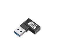 Adaptador USB tipo C reforzado en ángulo de 90°, amplia compatibilidad, conexión estable para accesorios de teléfono portátil