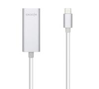 Adaptador USB Tipo-C - RJ45 Aisens A109-0505/ 1000Mbps