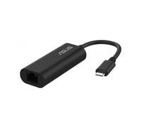 ASUS USB-C2500 V2 - Adaptador de Red cableado Tipo C de 2,5 Gbps, LAN RJ45, Transferencia USB Tipo-C de Alta Velocidad, Compatible con 2,5 G/1 G/100 Mbps