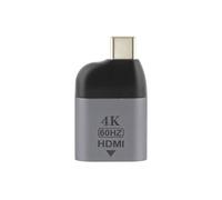 Adaptador USB Tipo C - T'nB - iClick - HDMI 4K Ultra HD - Plata - Compacto