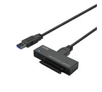 Adaptador USB UNITEK Y-1039 Negro Velocidad 5 Gbit/s Plug and Play
