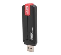 Adaptador USB WiFi 6 AX1800 con Antenas Duales de 5 DBi, Banda Dual 5G/2.4G, WAP3-SAE, Cable USB 3.0 a Micro USB 3.0 de 3 Pies, Dongle WiFi Compatible con 10/11, Adaptador de