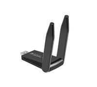 Adaptador USB WiFi Dual Band 1300Mbps con 2 Antenas 5dBi, Compatible con Windows 11, USB 3.0 para PC Portátil y Escritorio