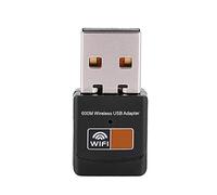 Adaptador USB WiFi para PC, 2.4Ghz/5Ghz 600Mbps Mini Banda Inalámbrica Mini Receptor de Tarjeta de Red de Computadora Inalámbrica para Computadora de Escritorio/portátil,
