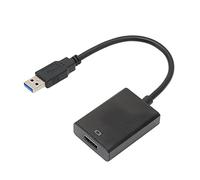 Adaptador USB3.0 a Convertidor Macho a Hembra, Plug and Play, Soporte Dual para Ordenador Portátil, Escritorio, PC, HDTV