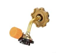 Adaptador Válvula Camping Gas Butano Cobre Adaptador Válvula | Cobre macizo, aleación aluminio, , flujo estable, exterior robusto(B)