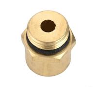 Adaptador Válvula Cartucho Butano Exterior | Cobre macizo, , solo 11g peso, ideal mochila, conexión segura