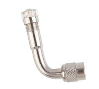 Adaptador Válvulas acodadas, Extensor de Válvula Extensión de Válvula de Neumáticos Adaptador para inchar Ruedas en Motos, Coche y Bicis(90°) valvula inflar rueda