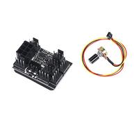 Adaptador Ventilador 3 Pines y 4 Pines, PWM, Chasis PC, Ventilador RefrigeracióN, Controlador Cubo, Divisor 8 VíAs, Controlador Velocidad 12V con