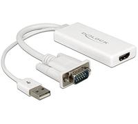 Adaptador vga macho a hdmi hembra con audio