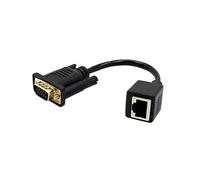 Adaptador VGA una RJ45 Cable de Red una VGA Conector de Cable de Red Monitor una Conector de Cable de Red Extensor VGA