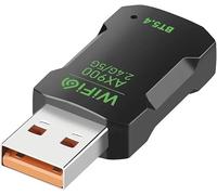 Adaptador WiFi 6 de 900 Mbps, 2 en 1, tarjeta de red USB Bluetooth 5.4, 2.4 G, 5G, receptor USB inalámbrico, controlador gratuito para PC