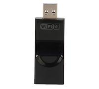 Adaptador WiFi 6 para PC de Escritorio Portátil, USB 2.4 5.8G Adaptadores Inalámbricos de Cifrado WPA3 de Doble Banda 2.4GHz 600Mbps 5.8GHz 1200Mbps Alta Velocidad D le 11