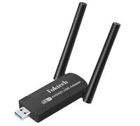 Adaptador WiFi 6E AX5400M USB 3.0 WiFi para PC de escritorio, 802.11AX, Tri-Band 6GHz/5GHz/2.4GHz, antenas duales de 5dBi, adaptador de red WiFi USB inalámbrico para laptop, solo compatible con