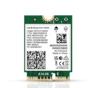 Adaptador WiFi 6E para Intel AX411 | Tri-Band Wireless | hasta 3.0 Gbps | Formato CNVio2 M.2 para PC | Soporte Bluetooth 5.3 | para CPU Intel de 12ª generación y posteriores, Windows 10/11, Linux |