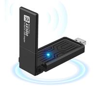 Adaptador WiFi 6E USB 3.0, adaptador WiFi 802.11axe, AXE3000 Tri-Band Wireless Gigabit Speed de hasta 5.3 Gbps, nueva banda de 6 GHz, compatible con Windows 11/10
