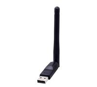 Adaptador WiFi - Alta Velocidad Dongle Inalámbrico | Tarjeta de Red USB | Receptor Antena WiFi Para Laptop Streaming | Conector De Internet Estable Para Viajes De Oficina Y Diario Escritorio