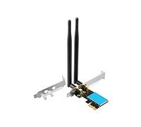 Adaptador WiFi, Dongle Wi-Fi Antenas Wi-Fi Tarjeta de Adaptador inalámbrico WiFi de Doble Banda 2.4G/5G 1200Mbps PCI-E Antenas Wi-Fi externas para PC Computadora portátil de Escritorio
