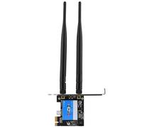 Adaptador WiFi HaloVerde PCIe con Bluetooth 4.0 para una conectividad Estable.Esta Tarjeta Bluetooth WiFi de Escritorio Proporciona 433 Mbps en 5G / 300 Mbps en 2,4 G para PC