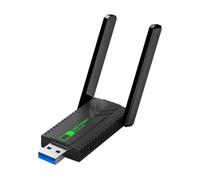 Adaptador WiFi inalámbrico para PC, 1300 Mbps USB, USB, doble banda 5GHz/2.4GHz, adaptador de red inalámbrica, antenas duales de alta ganan