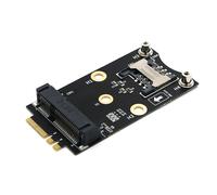 Adaptador Wifi M.2 Mini PCIE Tarjeta de red inal?mbrica a M2 NGFF Key E Raiser con ranura para SIM