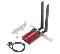 Adaptador WiFi para la Tarjeta de Escritorio 6 PCIe WiFi Tarjeta para Escritorio Bluetooth 5.2 Adaptador PC Tarjeta inalámbrica de Doble Banda, Soporte Ultra Low Latency 11 y 10.